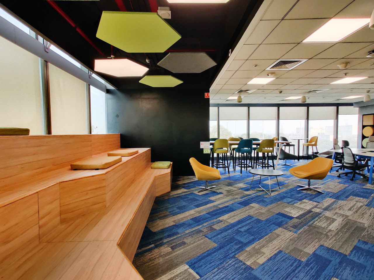 Corporate office interior by ONE 2 ONE DESIGN